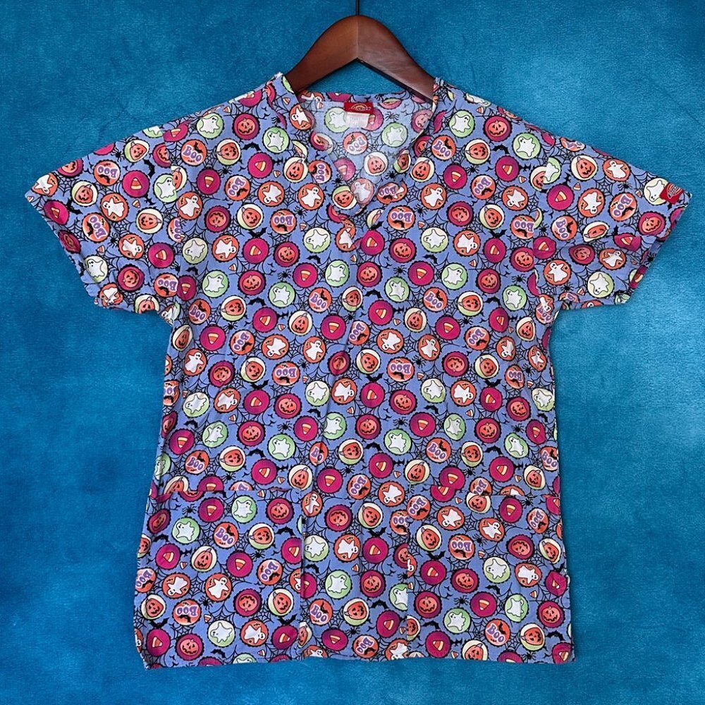 Dickies Scrubs, Halloween, Cotton Top, S